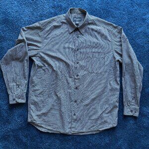 Eddie Bauer Men's Black and White Shirt